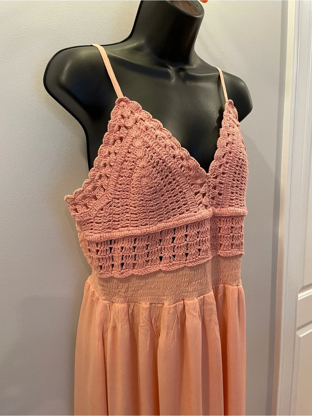 Crochet-Top Maxi Dress - Picture 4 of 14